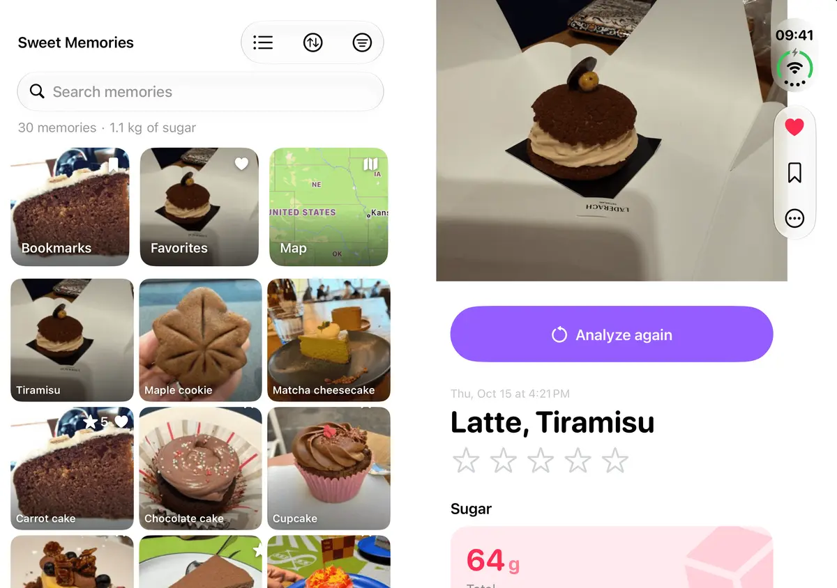 Quit Sugar: No Treat Today Memories, iPhone Duo Book landscape