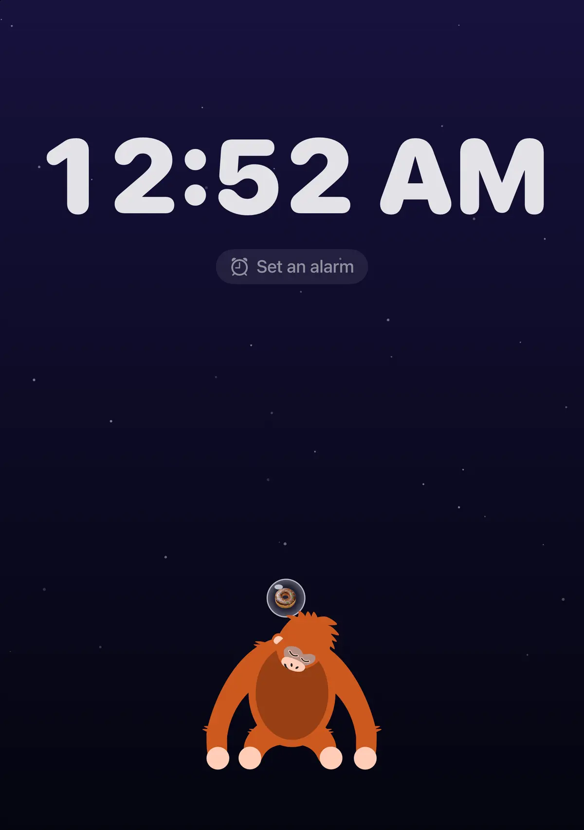 Quit Sugar: No Treat Today Bedside Clock, iPhone Duo Book portrait