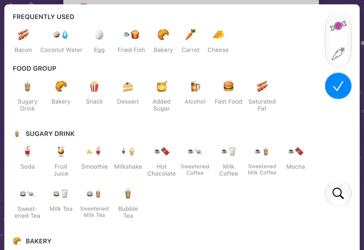 Quit Sugar: No Treat Today Food picker, iPhone Duo Front landscape