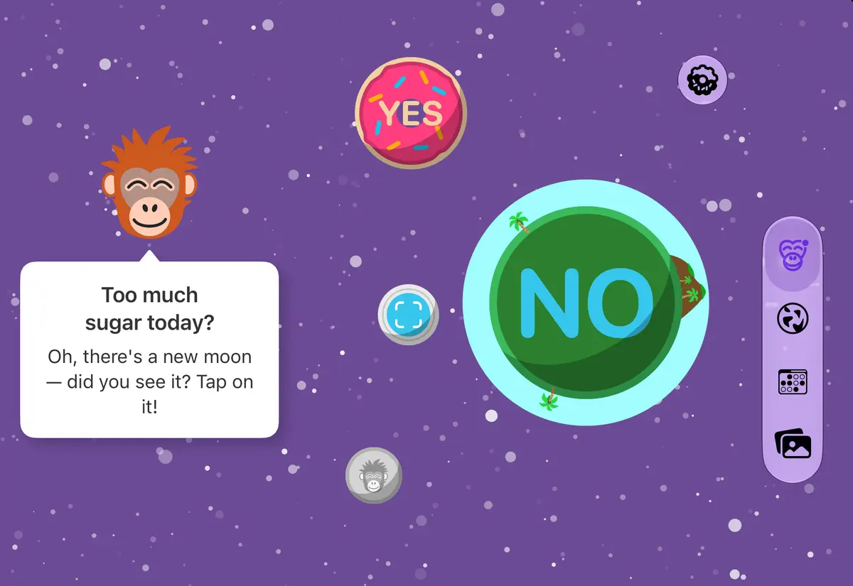 Quit Sugar: No Treat Today Today — the daily question, iPhone Duo Front landscape