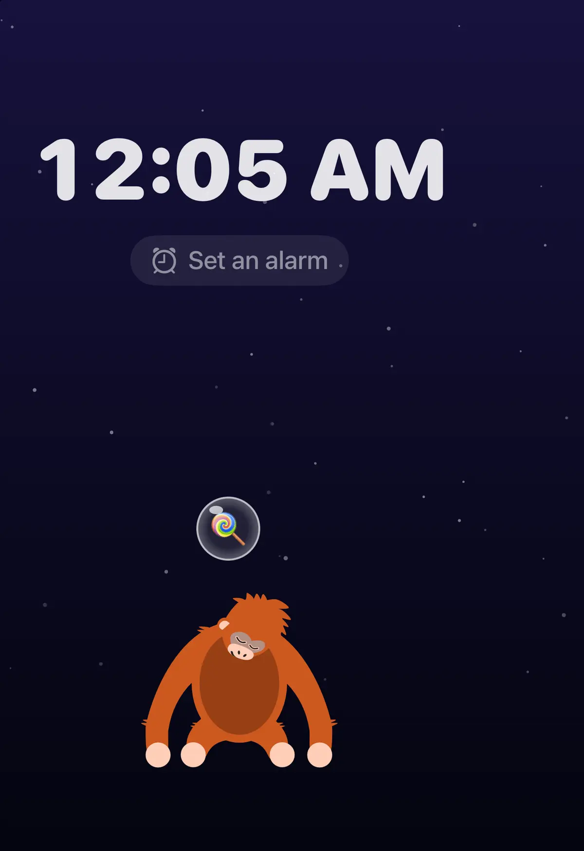 Quit Sugar: No Treat Today Bedside Clock, iPhone Duo Front portrait