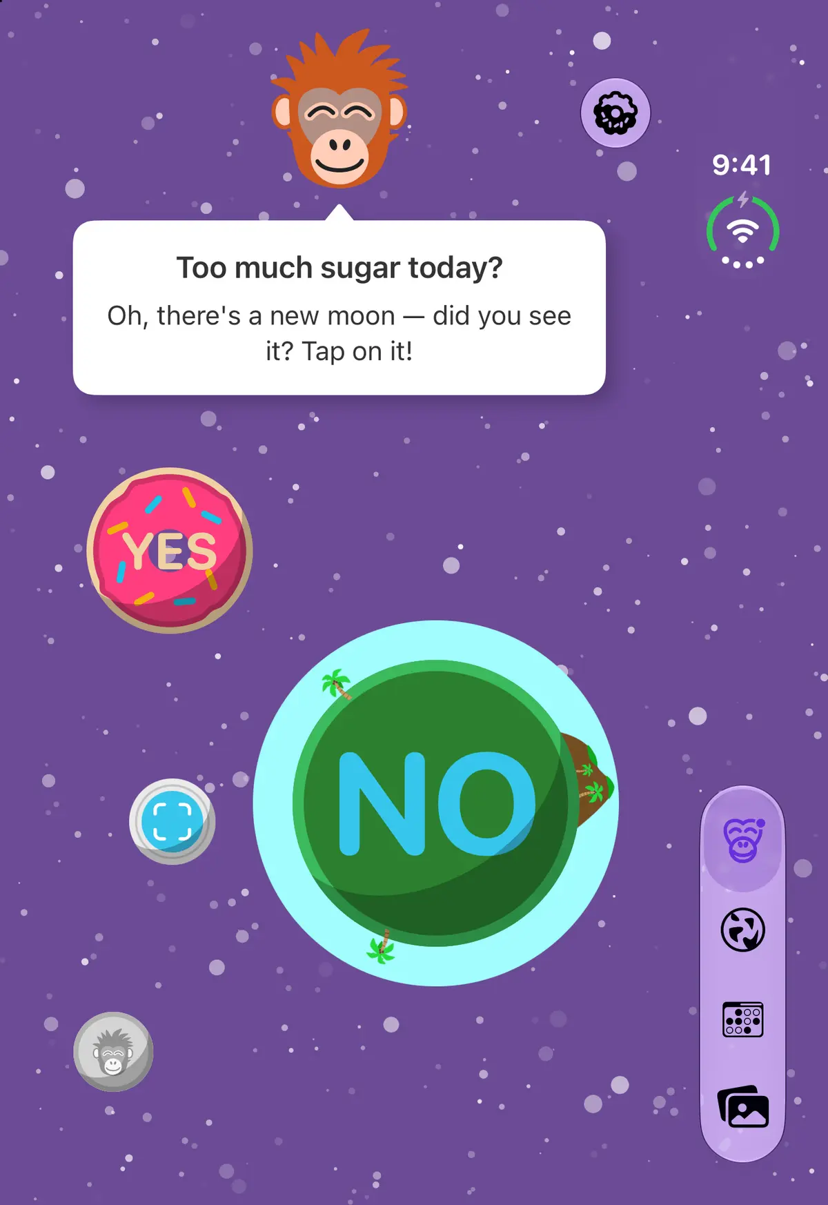 Quit Sugar: No Treat Today Today — the daily question, iPhone Duo Front portrait