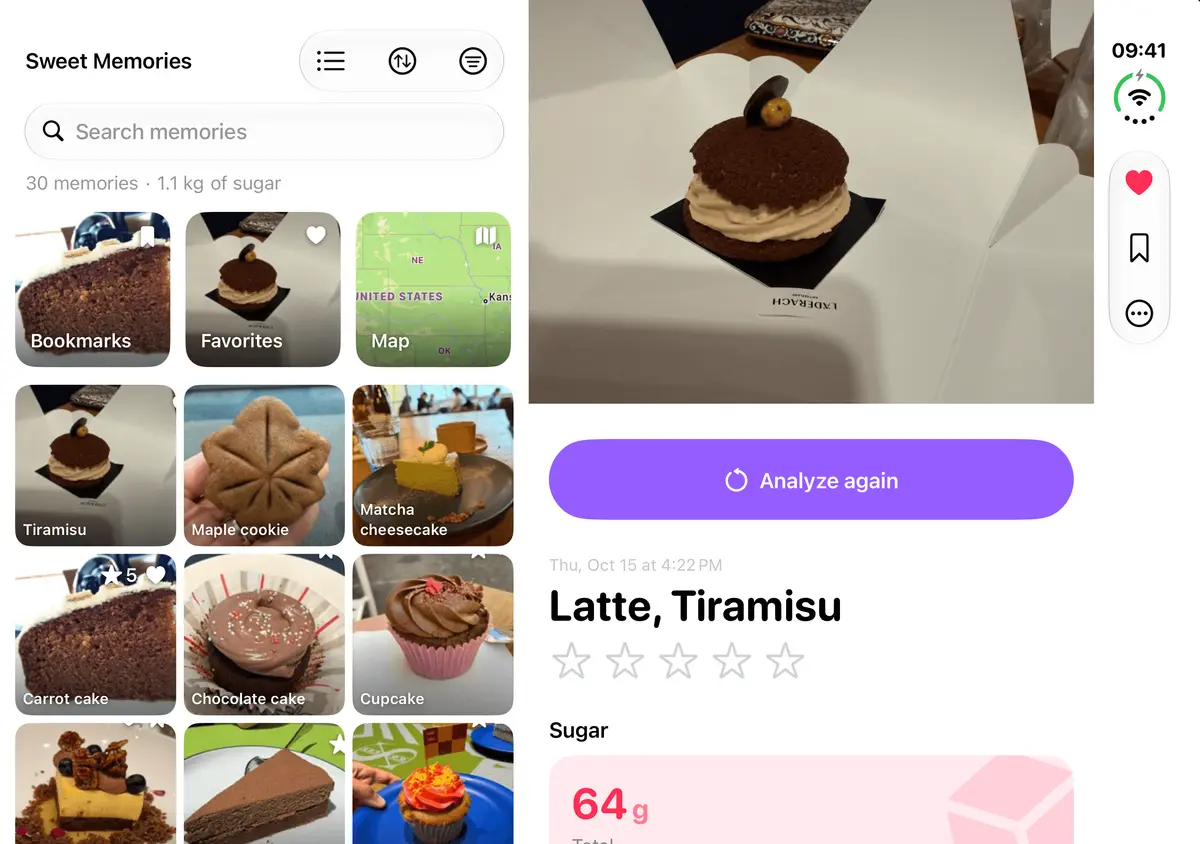 Quit Sugar: No Treat Today Memories, iPhone Duo Open landscape