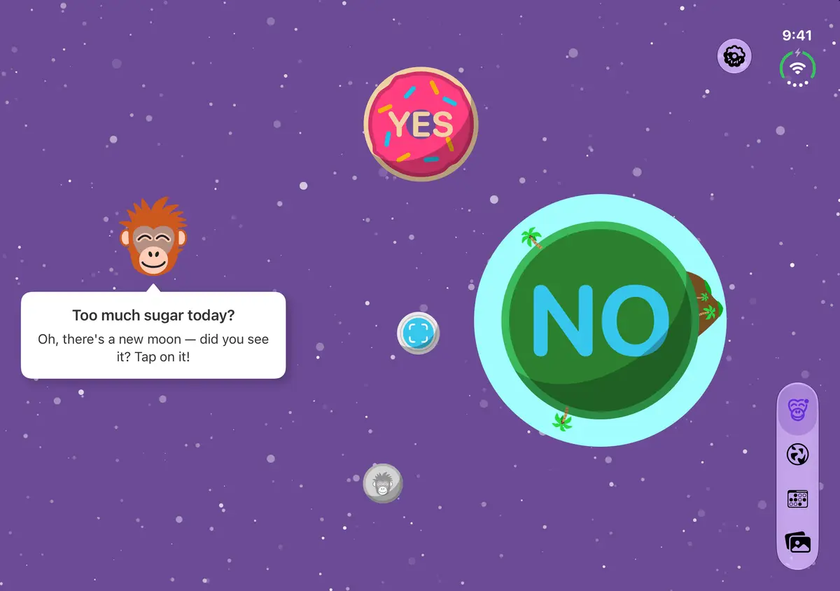 Quit Sugar: No Treat Today Today — the daily question, iPhone Duo Open landscape