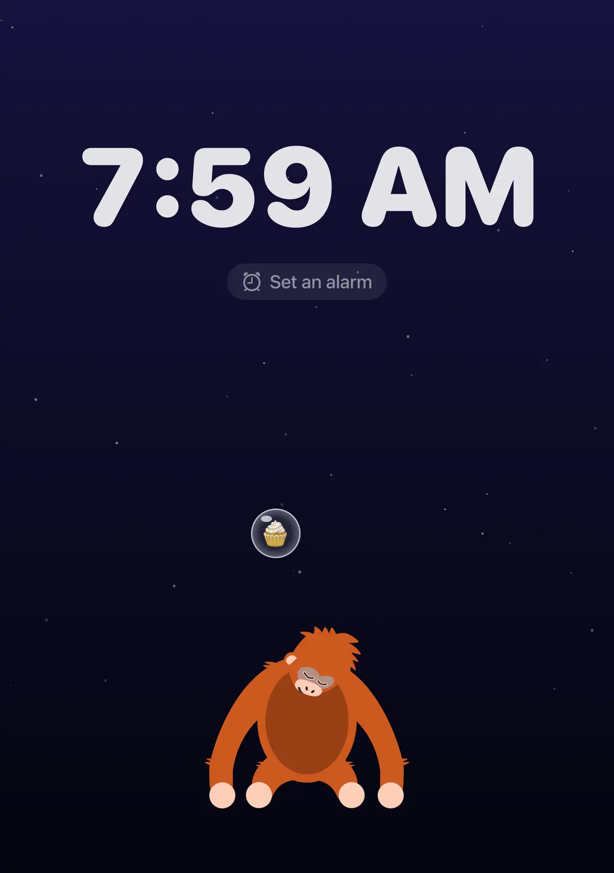 Quit Sugar: No Treat Today Bedside Clock, iPhone Duo Open portrait