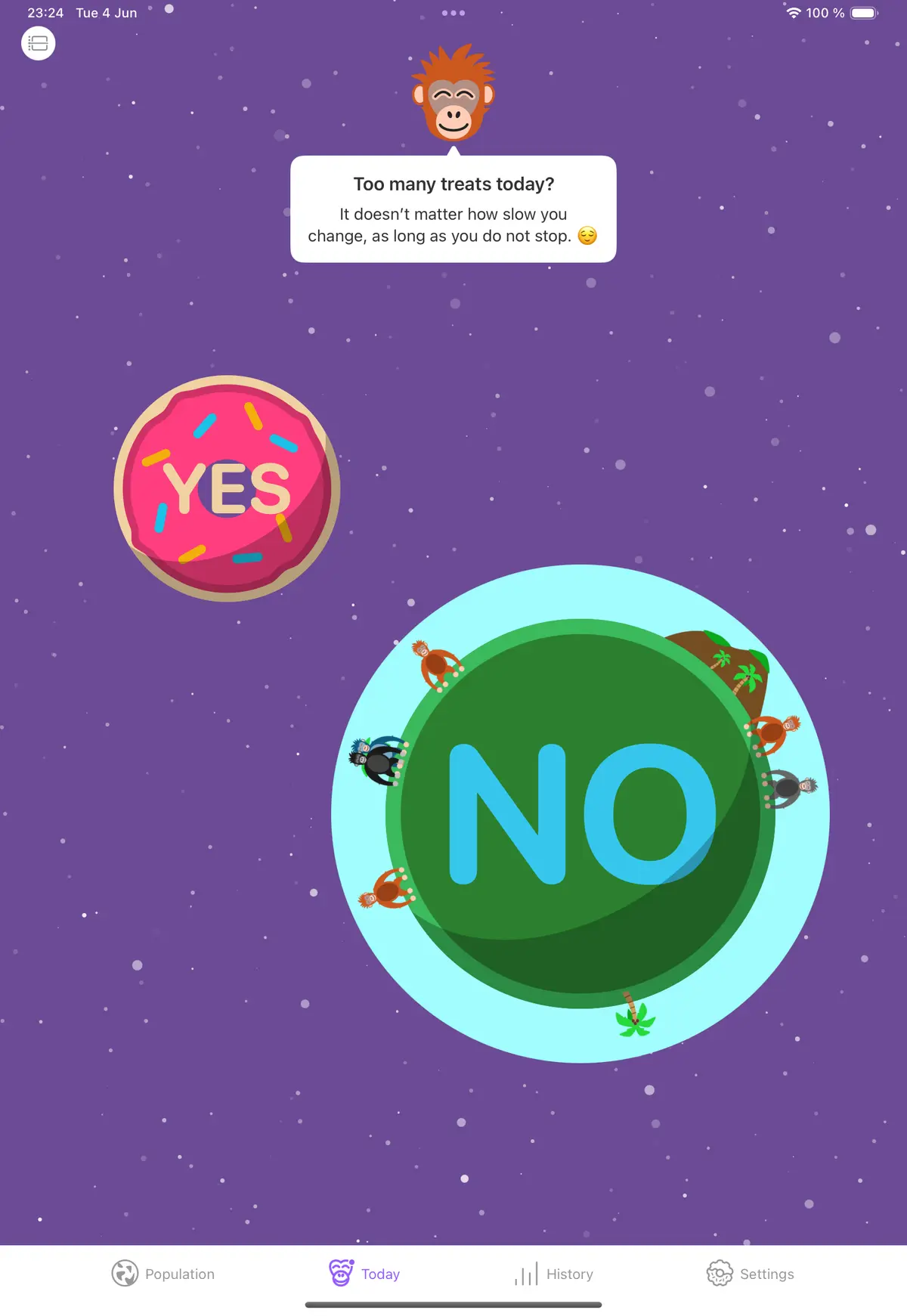 Quit Sugar: No Treat Today — iPad