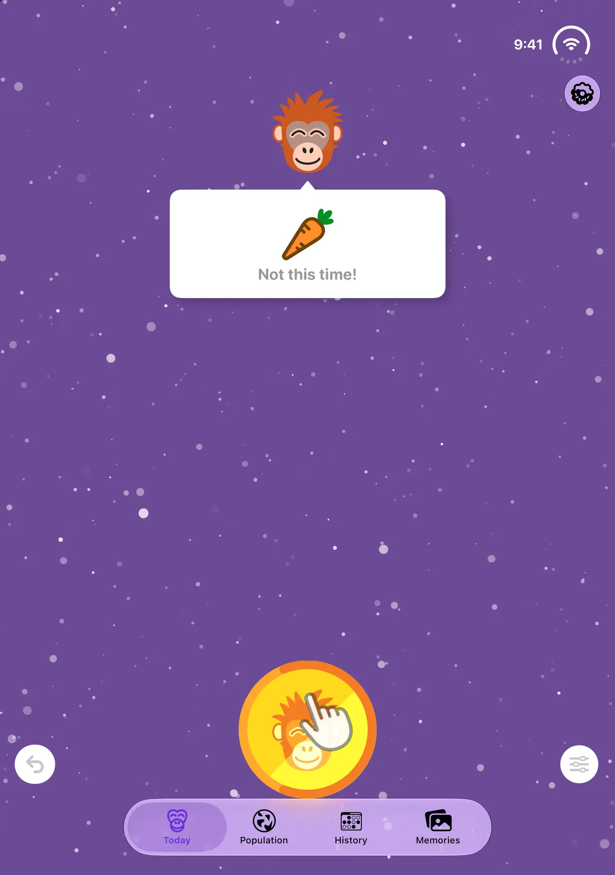 iPhone Duo, fully open: the coin toss — “Not this time!” — for when you can’t decide