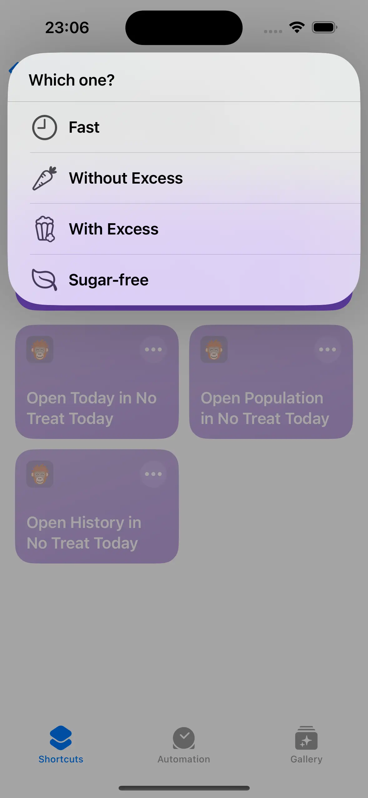 Quit Sugar: No Treat Today — iPhone